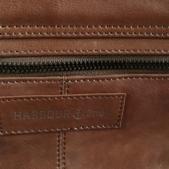 Harbour 2nd Crossbody Bag “Anchor Love” Collection Soft Cowhide Leather - Picture 3 of 10